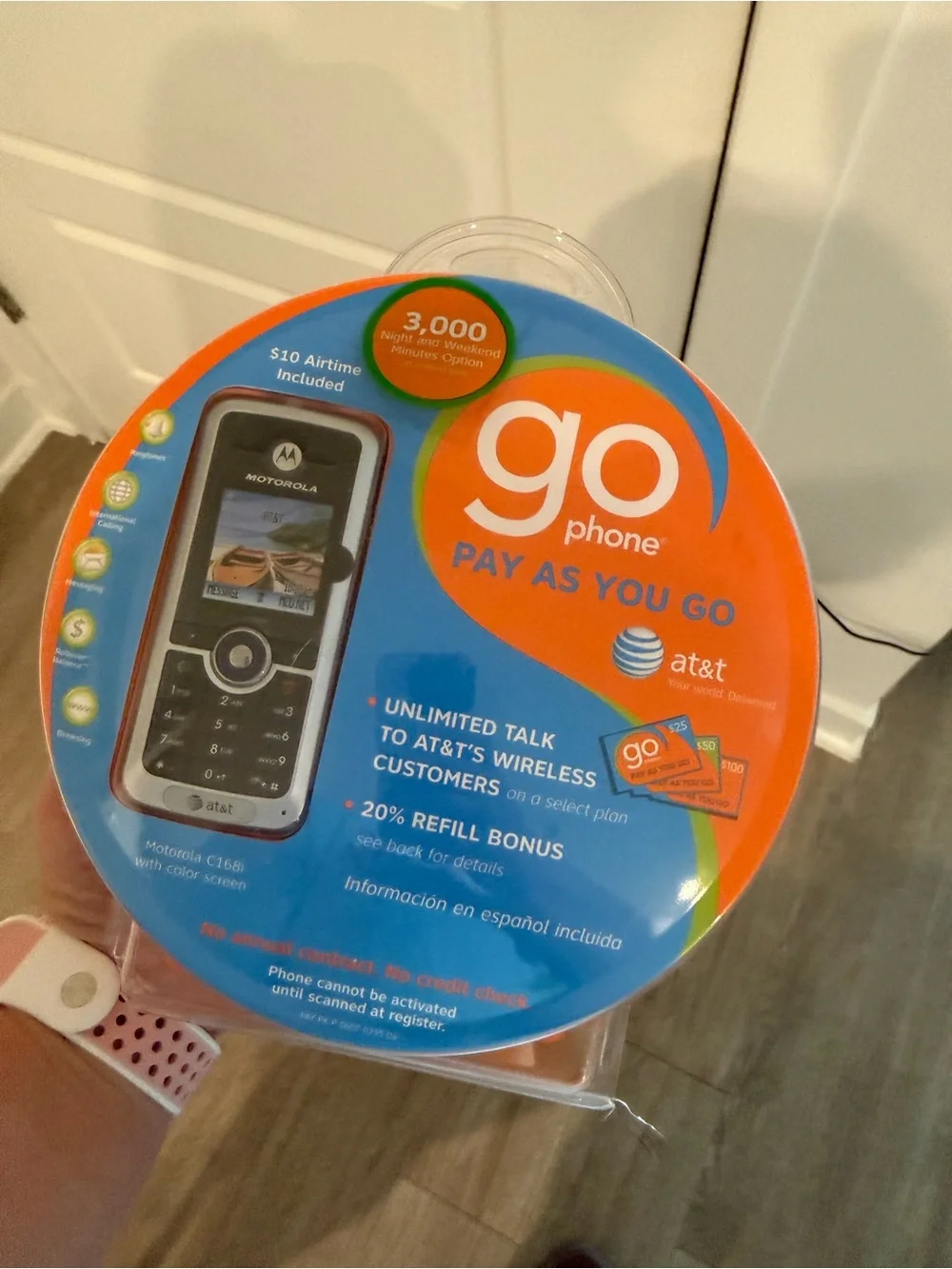 Motorola GoPhone C168i Pay-As-You-Go Pack
